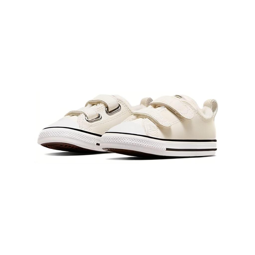 Converse Chuck Taylor All Star Leather Low top Toddler Shoes Beige Infant And Toddler A06799C