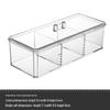 Transparent Cotton Pad and Makeup Storage Box with Lid