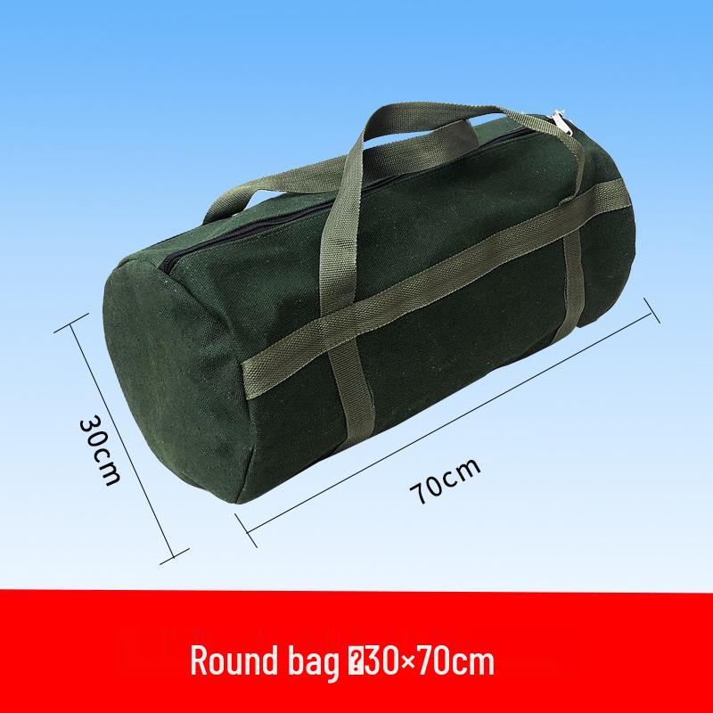 Large Capacity Thickened Canvas Electrician and Auto Repair Tool Bag