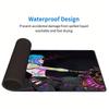 Cyberpunk Female Warriors Large Gaming Mouse Pad Nonslip Rubber Base Waterproof Desk Mat For Office Pc Laptop
