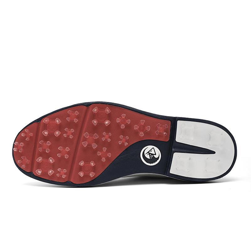 New Sport Golf Shoes for Men Outdoor Male Fashion Soft Walking Sneakers Leather Black White Man Waterproof Golf Spike Sneakers