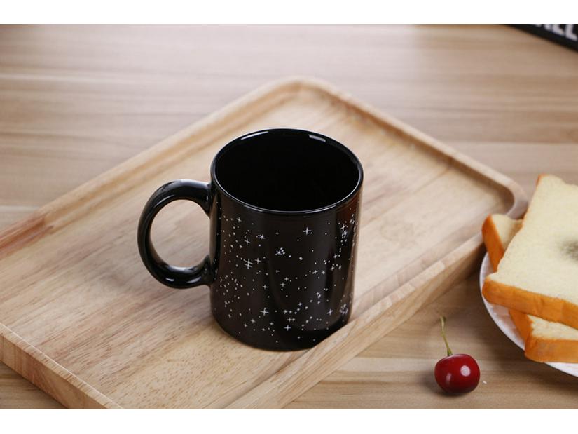 Color-Changing Constellation Ceramic Mug – Temperature-Sensitive, Creative Gift Cup for Coffee or Water