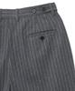 NOIRER Classic Wide Straight Slacks (Stripe Grey)