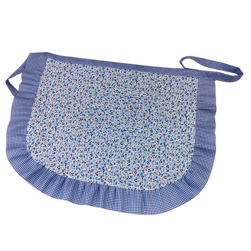 Unisex Apron Half Waist Floral Shaped Home Cooking Apron Kitchen Accessories