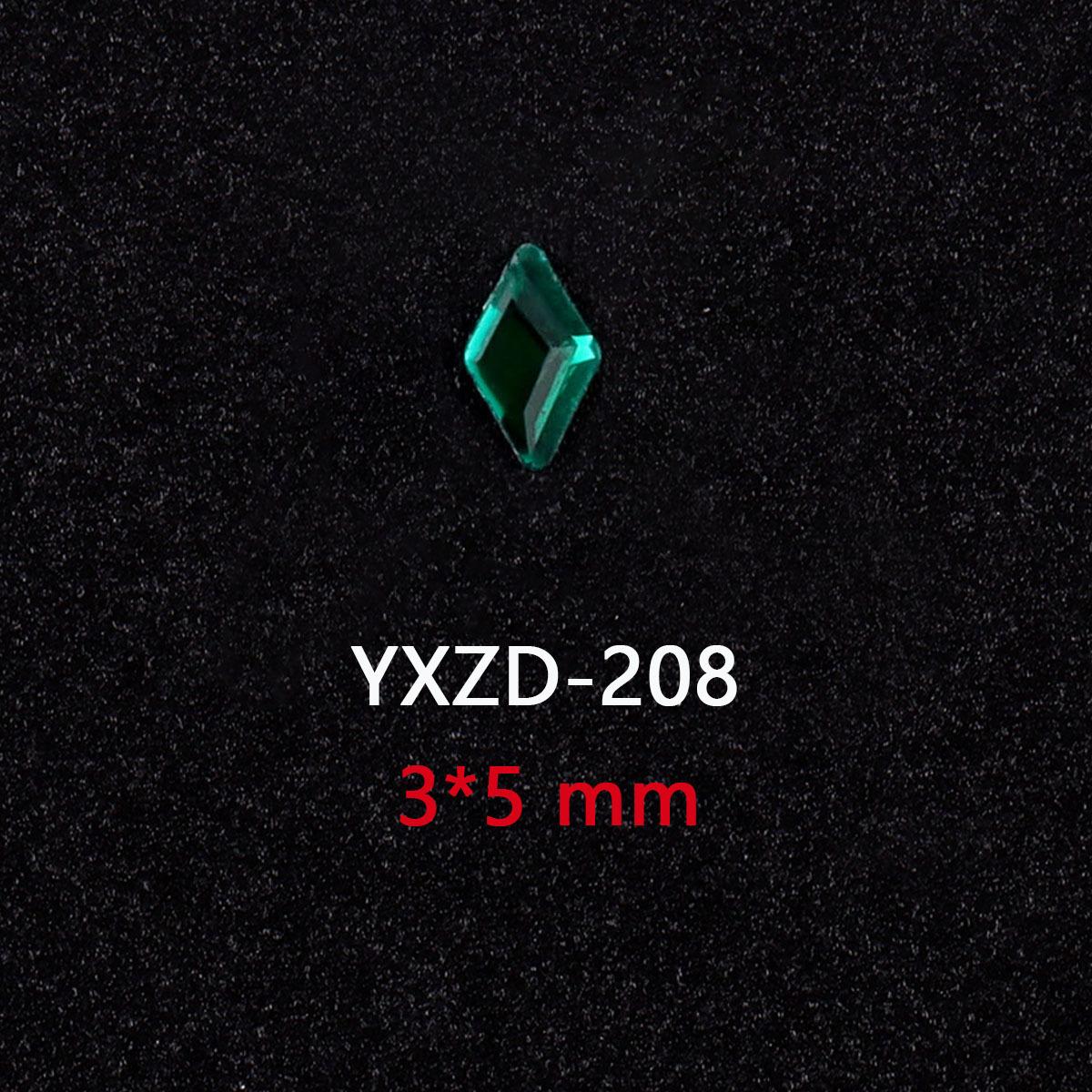 

1440 Стеклянное плоскодонное сверло темно-зеленого цвета для дизайна ногтей, алмаз особой формы, аксессуары для мобильных телефонов, украшения для ногтей, материал