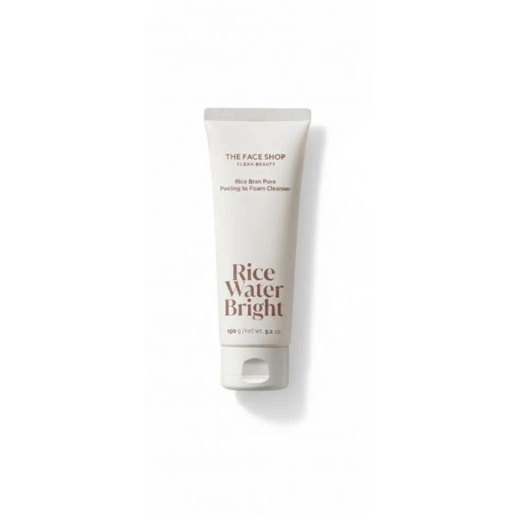 The Face Shop Migamsu Bright Rice Bran Pore Peeling to Foam 150mL