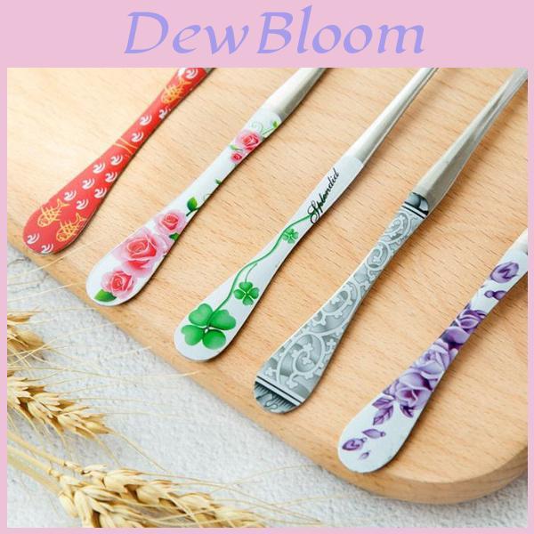 3 Pieces Elegant Tableware Set Including Spoon Fork And Chopsticks With Classic Blue And White Porcelain Packaging