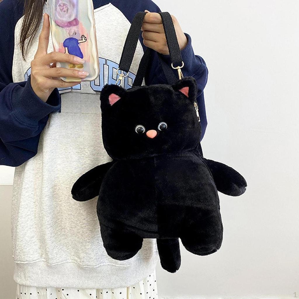 Cat Toy Backpack Birthday Gift Cute Stuffed Animal for Children