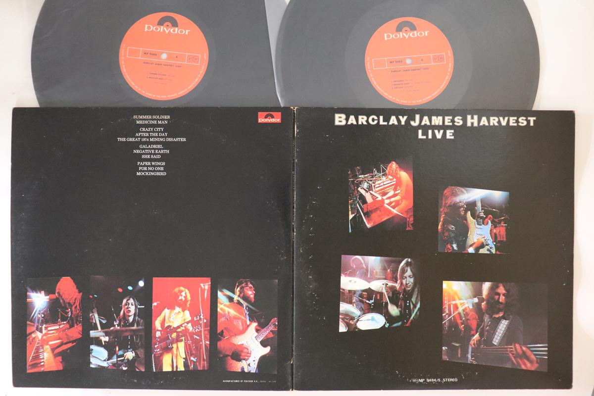 

LP Record BARCLAY JAMES HARVEST - Live MP9484 POLYDOR 1975 Japan Rock Used