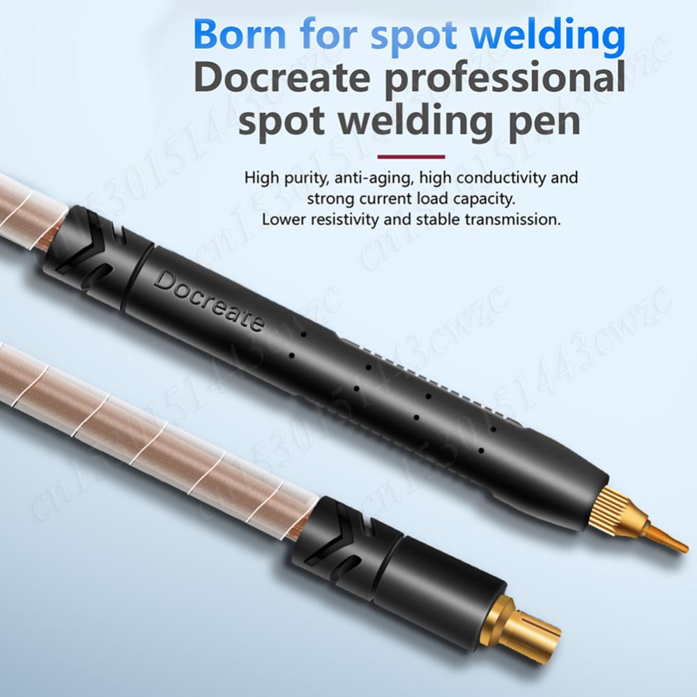 DIY Spot Welding Pen Removable Welding Pin Welder Attachment Pen Welding Needle for 18650 Battery Handheld Spot Welding Machine