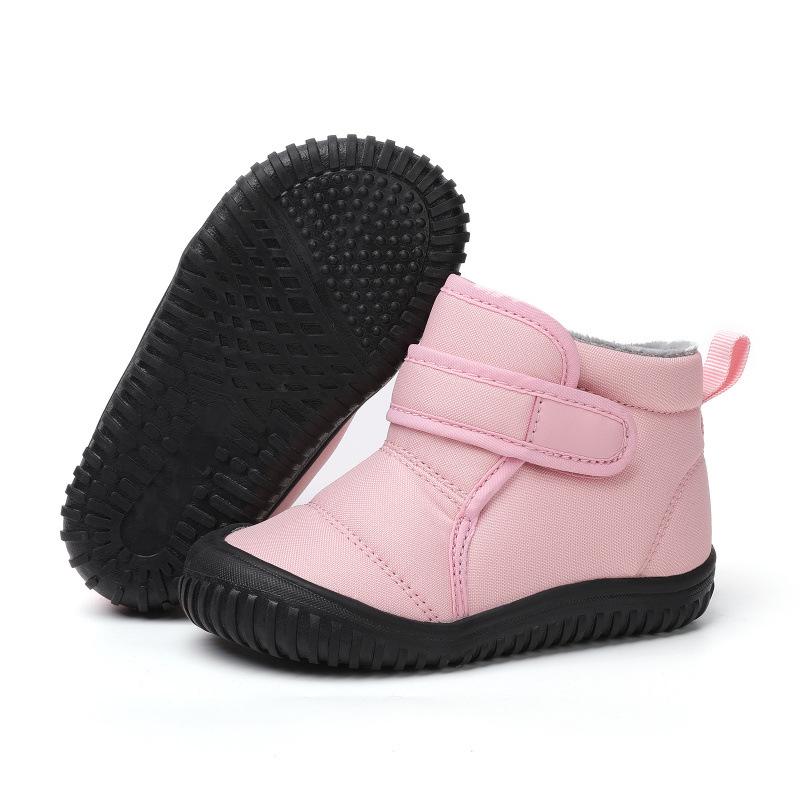 Kids' Winter Boots: Boys' Cozy Cotton & Girls' Velvet Warm Snow Shoes for Toddlers