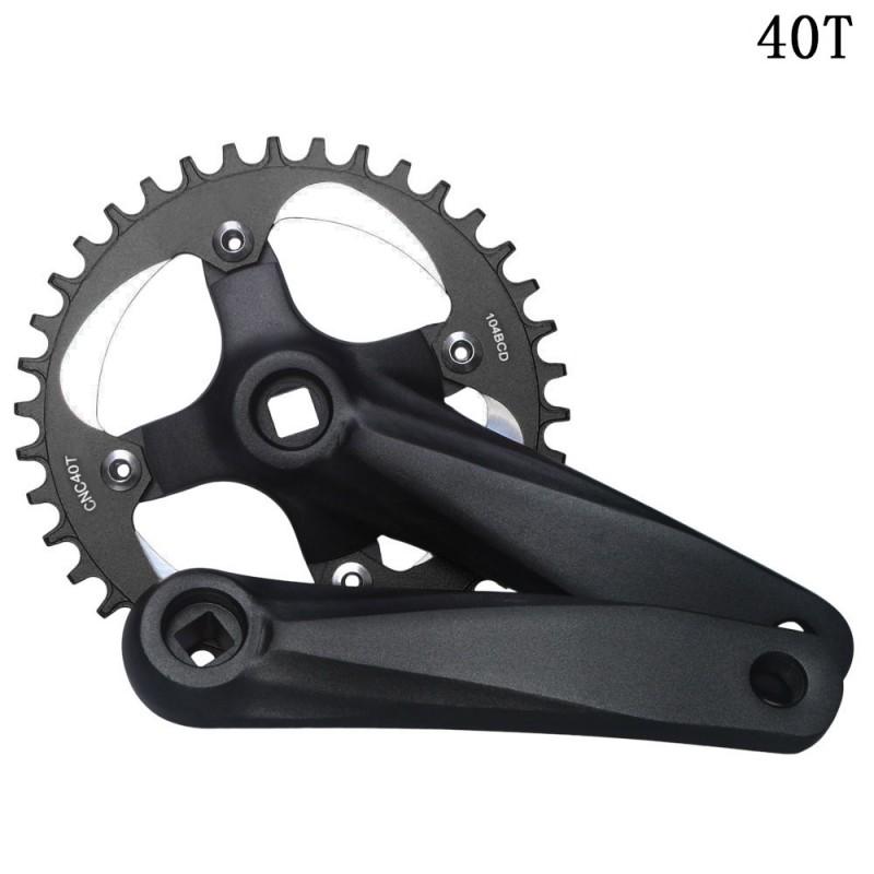 GANOPPER Mountainbike Kurbelgarnitur 104BCD Nicht-Einteiler Kettenblatt 32/34/36/38T
