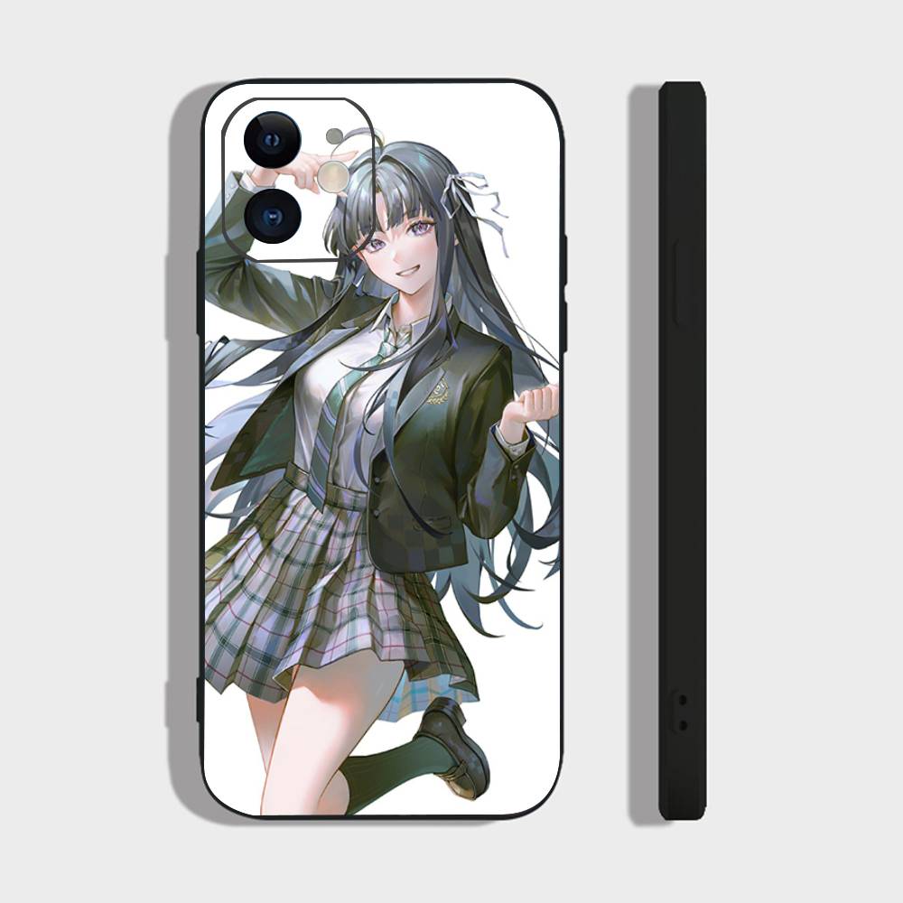 Awa Subaru Music Animation G-GIRLS BAND CRY Phone Case For IPhone 17 Air 16 15 14 13 Pro Max 11 12 Black Silicone Cover