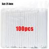 100 Pcs Disposable Non Woven Bouffant Caps Breathable Anti Hair Shedding For Restaurants Cafes Kitchens Food Service Workplaces