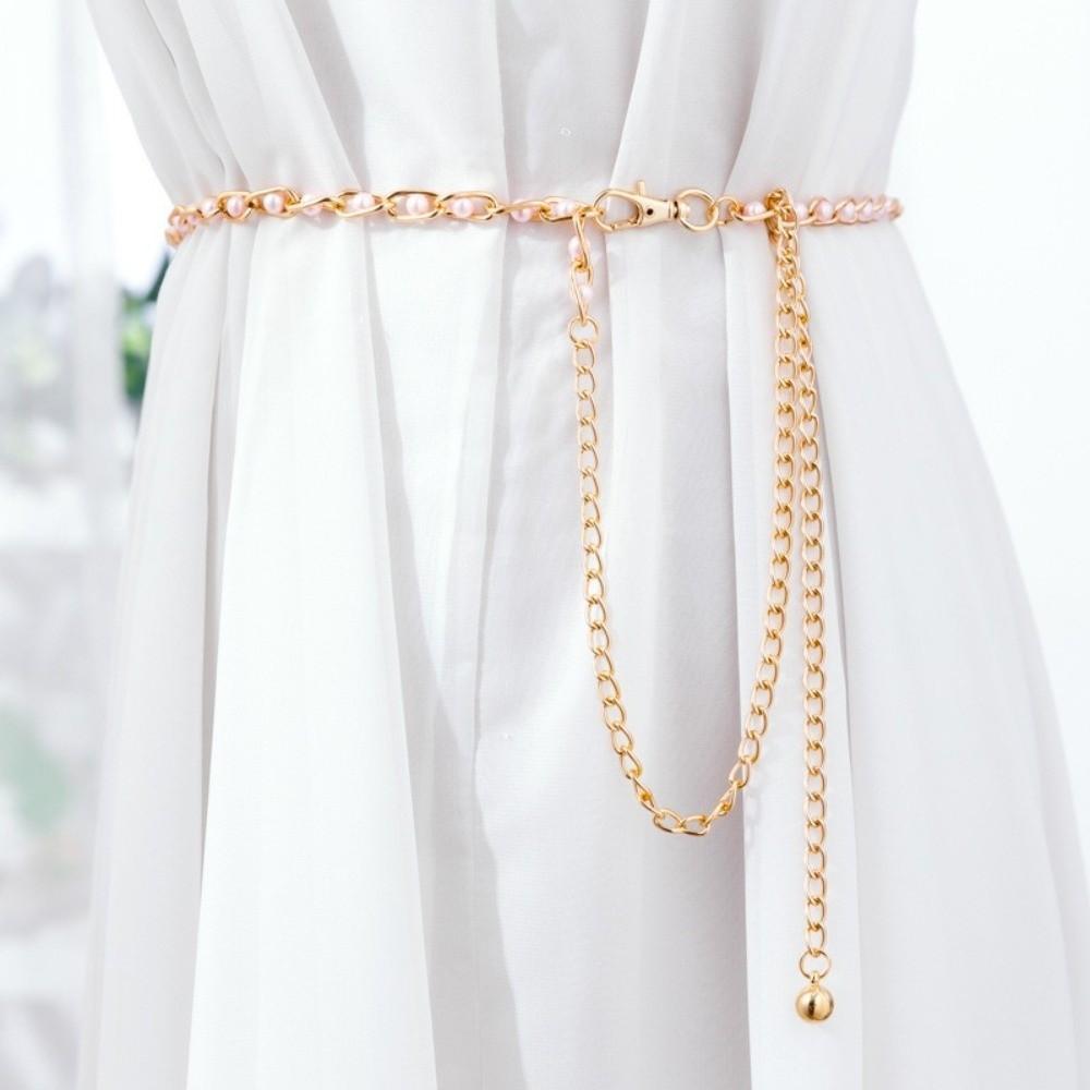 Thin Ball Pendant Waist Chain Boho Dress Skirt Decorative Waistband Women Dress Decoration