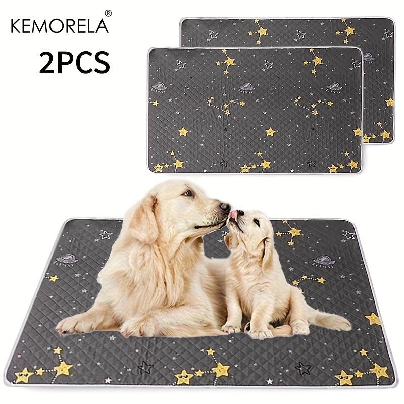 

2PCS Dog Training Mats Reusable Pet Toilet Training Mats, Suitable For Car Seats, Floors And Home Use - Durable And Washable 40X30cm