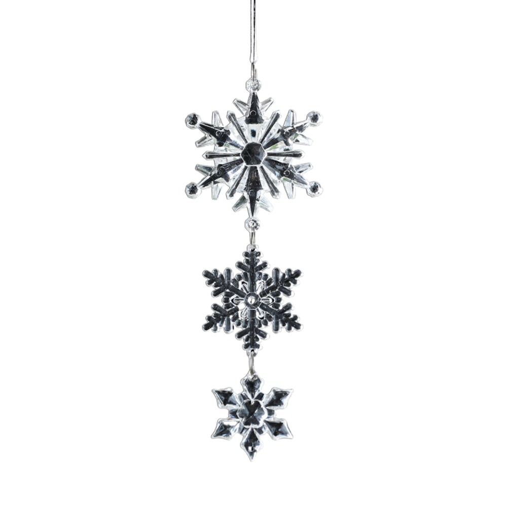 New Year Acrylic Hanging Decorations Pendant Christmas Tree Ornaments Crystal