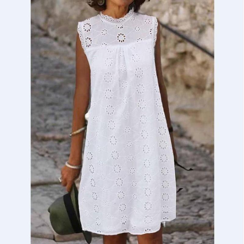 Dress Summer Loose Crochet Dress Lace