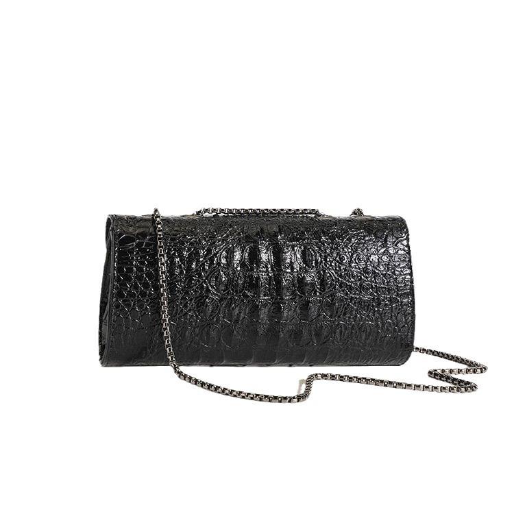 Bag Women's New Fashion Crocodile Leather Women's Bag High Texture Bag Chain Bag One Shoulder Crossbody Bag Women's