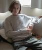 BLANKROOM Boucle Round Knit_Flower