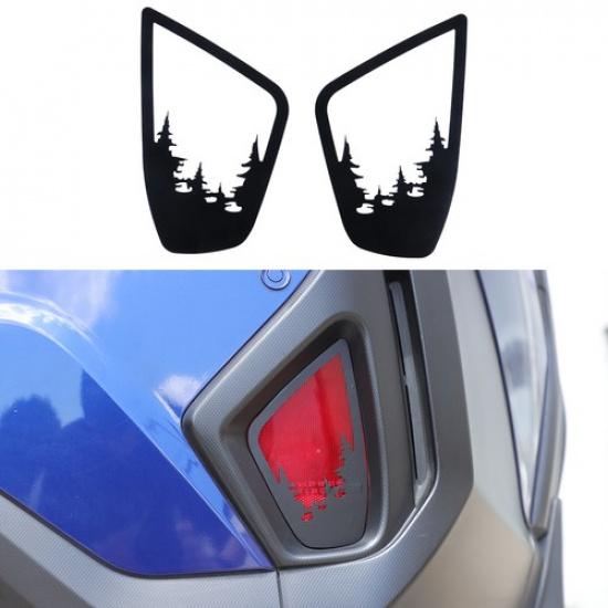 Rear  Fog Light Vinly Decal Trim Sticker For Subaru Crosstrek 2024+