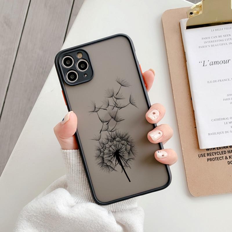 Simple daisy flower Phone Case For iPhone 15 13 12 11 Pro Max 16 14 Plus 12 13 Mini XS X XR 7 8 Plus SE2 Shockproof Back Covers