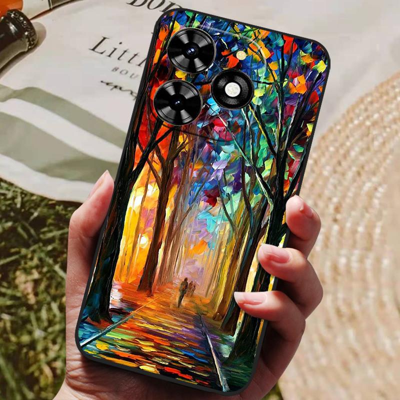 For Infinix Hot 40 Case Hot40 Pro Luxury Phone Silicon Back Cover For Infinix Hot 40 Pro / Hot 40i Cases Protective Shell Capas