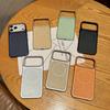 Compatible Apple 17 Promax Metal Paint Ring Magnetic Charging Case for iPhone 16/15.