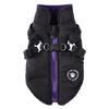 Winter Dog Vest With Integrated  No Pull Waterproof Warm Fleece Back Zipper For Small Medium Dog