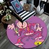 Groovy Chick,Round Area Rug,Carpet Rug for Living Room Bedroom Sofa Playroom Decor,Non-slip Floor Mat