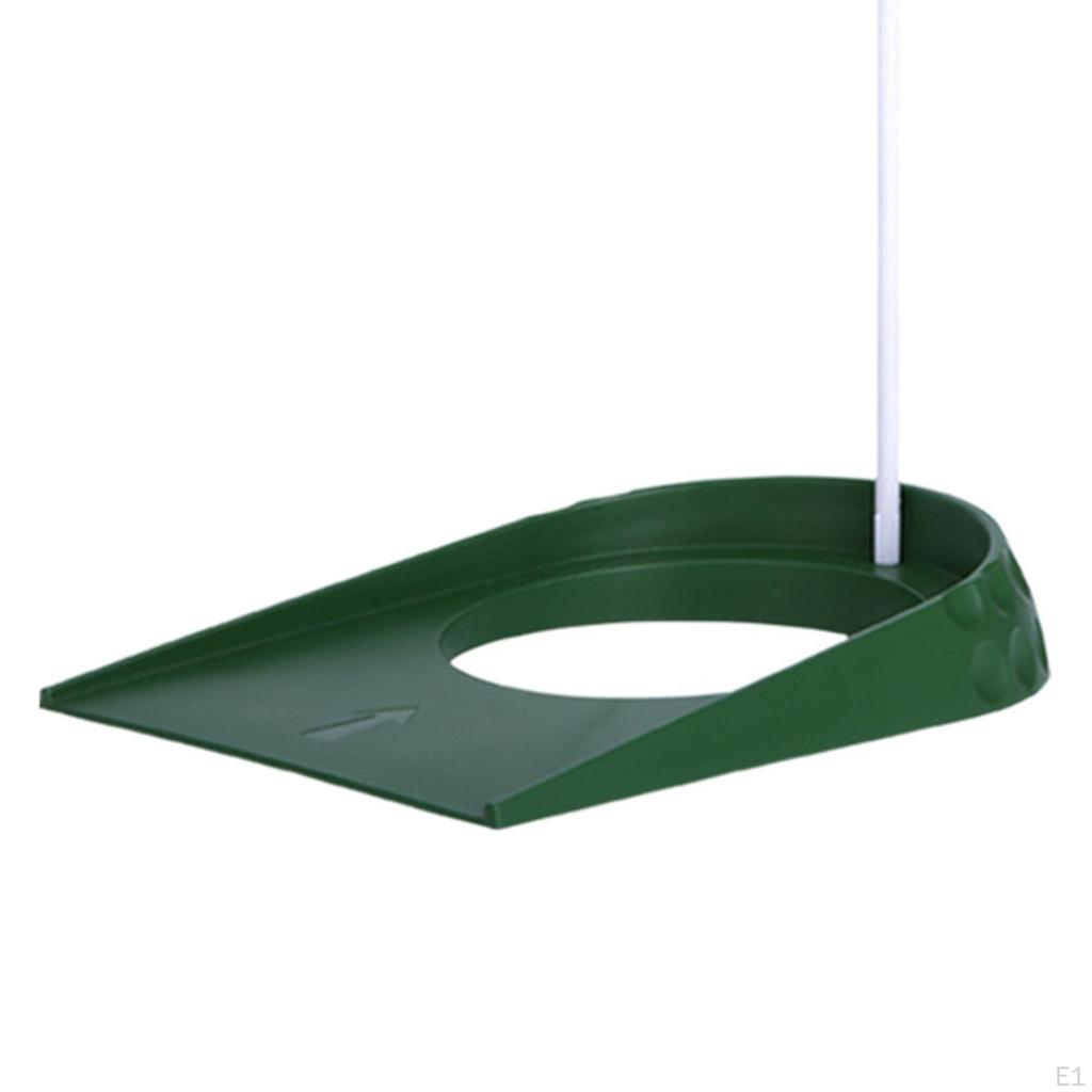 Indoor Golf Putting Cup , CupHole Putter Trainer with Adjustable Hole and Flag, Putters