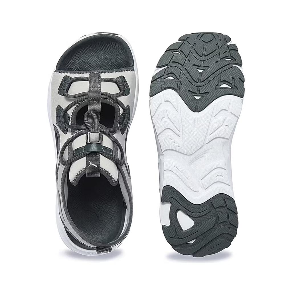 Puma Sandalo Ipnosi in Tessuto Morbido Comodo Sandali da Spiaggia Sandali Unisex Grigio Nebbia-Grigio Bianco 401653-08