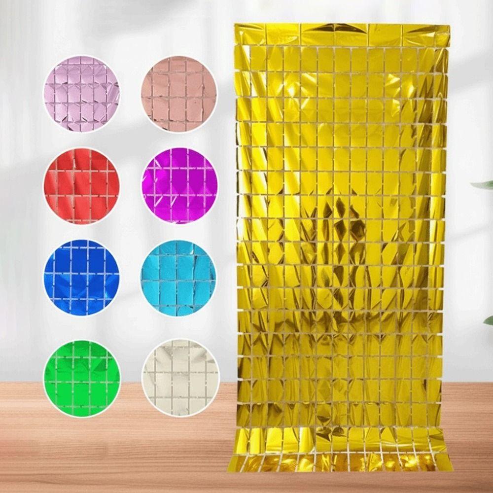 Quadratische Form Pailletten Hintergrund Pailletten Glitzer Party Dekoration Hintergrund Funkelnder Effekt Luxuriöses Design Event Dekor Wand Feiertage