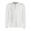 GTAL American Waffle Henley Men's Casual Long Sleeve Knit Shirt