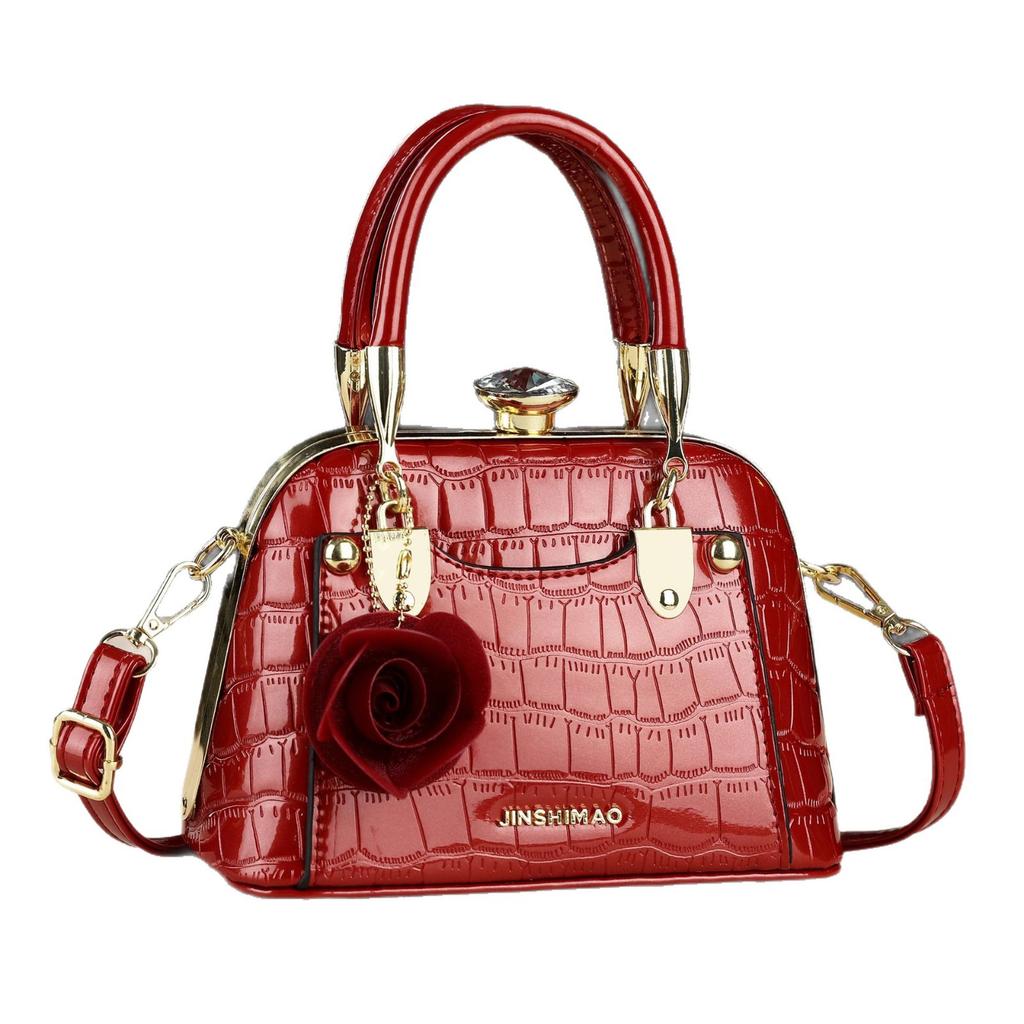 Textur Europäische und Amerikanische Mode Handtasche Umhängetasche Große Kapazität Crossbody Tasche Muschel Tasche Mode Handtasche