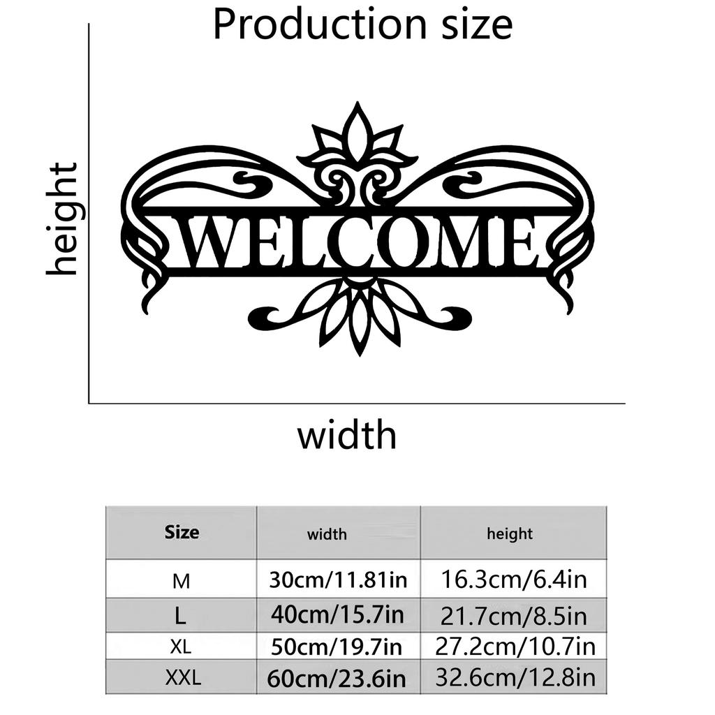 Personalizable Metal Sign Unique Silhouette Garden Decor Holiday Gift