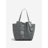 Fashion Striped Single Shoulder Large Capacity High End Trendy Single Shoulder Tote Bag