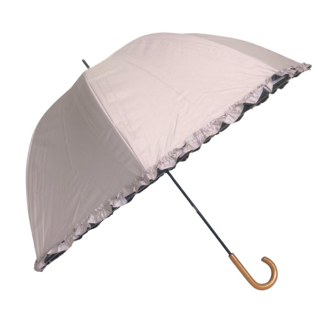 Okamoto Harajuku Store UV Cut Long Complete Sun Light Blocking Sun and Rain UV Protection Heat Manual Opening Heatstroke Sunburn Dome Fabric Lining