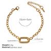 Personalized Natural Stone Pearl Love Hollow Bracelet Versatile Oil Drop Red Pepper Stainless Steel Croissant Bracelet