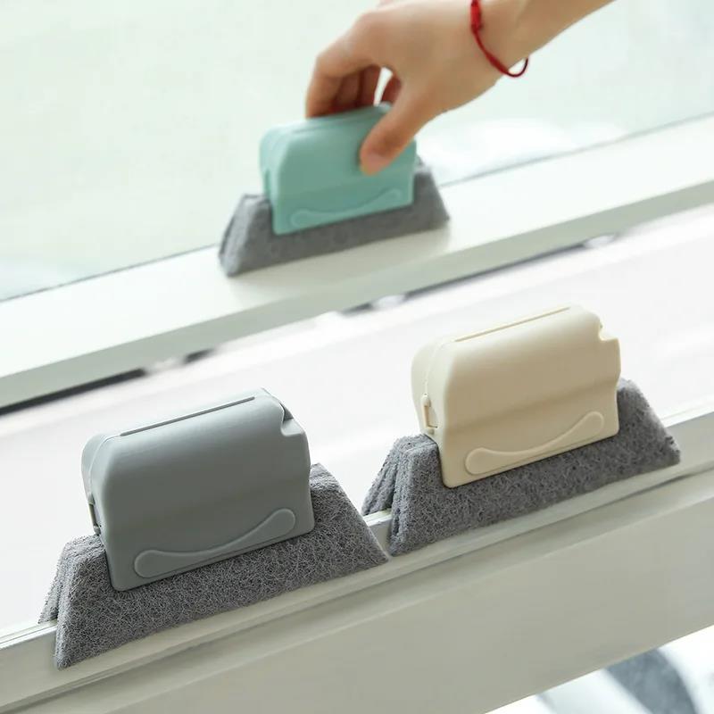 Multifunction Car Air Vent Cleaner Mini Double-end Micro Fiber Vent Duster Removable Cloth Cover Portable Cleanup Brush For Car