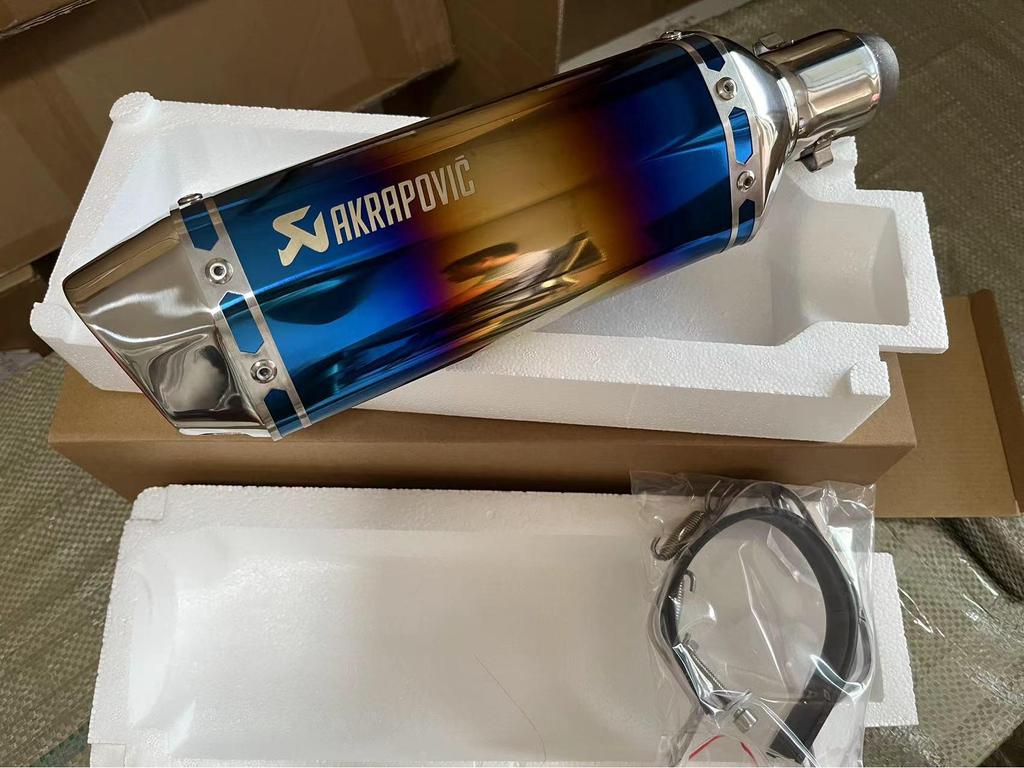 Kawasaki Fuxi Hexagonal Universal Racing Exhaust for Huanglong 600 Scorpio Motorcycle