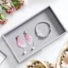 Fashion 1Pc Holder DIY Gift Box Velvet Organizer Storage Box Jewelry Case Jewelry Display