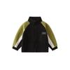 Kids Fleece Jacket Boys' Zipper Brushed Hoody Baby Color Stitching Thickened Heattech Tops Winter Stand Collar Clothes