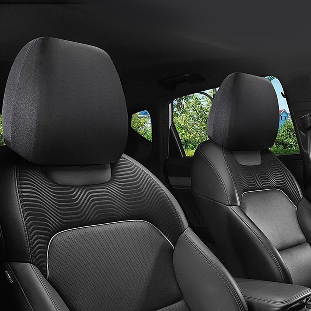 Car Seat Headrest Cover - Car Headrest Protective | Soft Elastic Breathable Seat Headrest