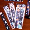 Planet Cartoon Magnetic Bookmark Ruler & Page Marker - Learning Stationery & Reward Gift