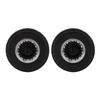 2 PCS RC Car Tires Wheels Strong Cushioning Better Grip Improved Performance RC Car Accessories for 1:14 Dump Truck