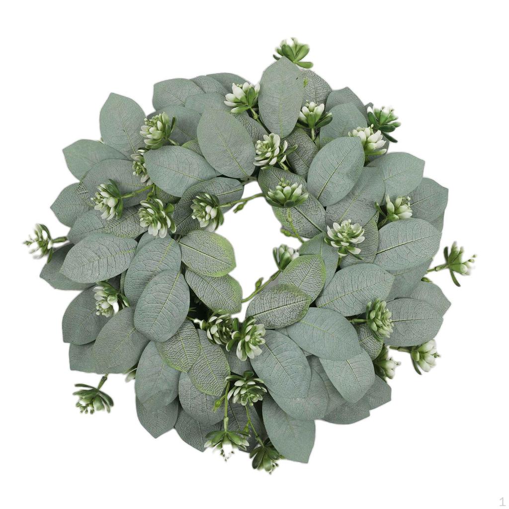 Eucalyptus Wreath, Artificial Easter Wreaths for Front Door, Wreath