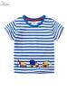 Trendy Cotton Striped Kids Short Sleeve T-Shirt for Boys & Girls