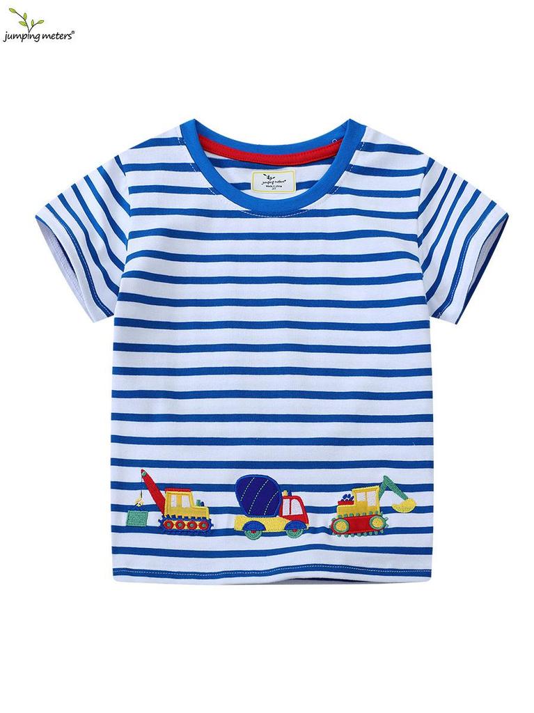 Trendy Cotton Striped Kids Short Sleeve T-Shirt for Boys & Girls