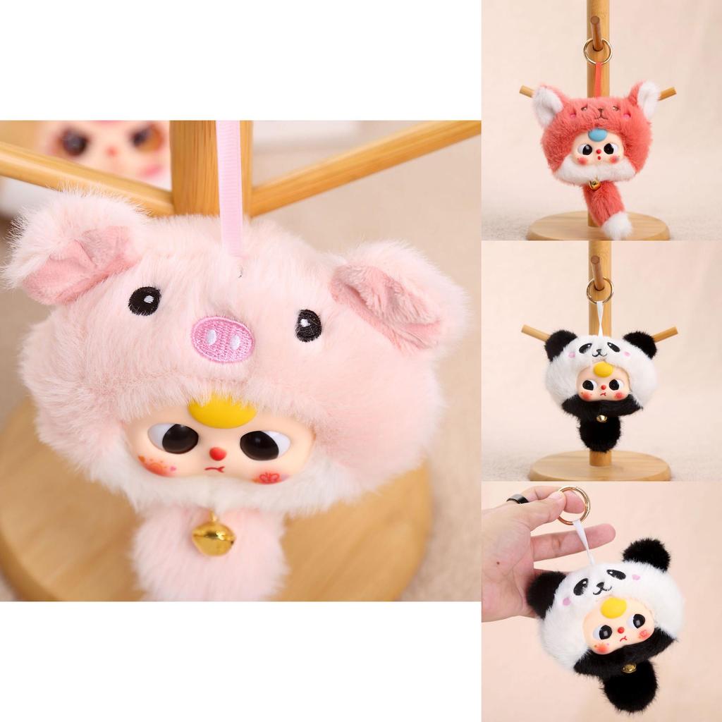 Baby Three Plush Animal Toy With Pp Cotton Filling For Kids Birthday Gift